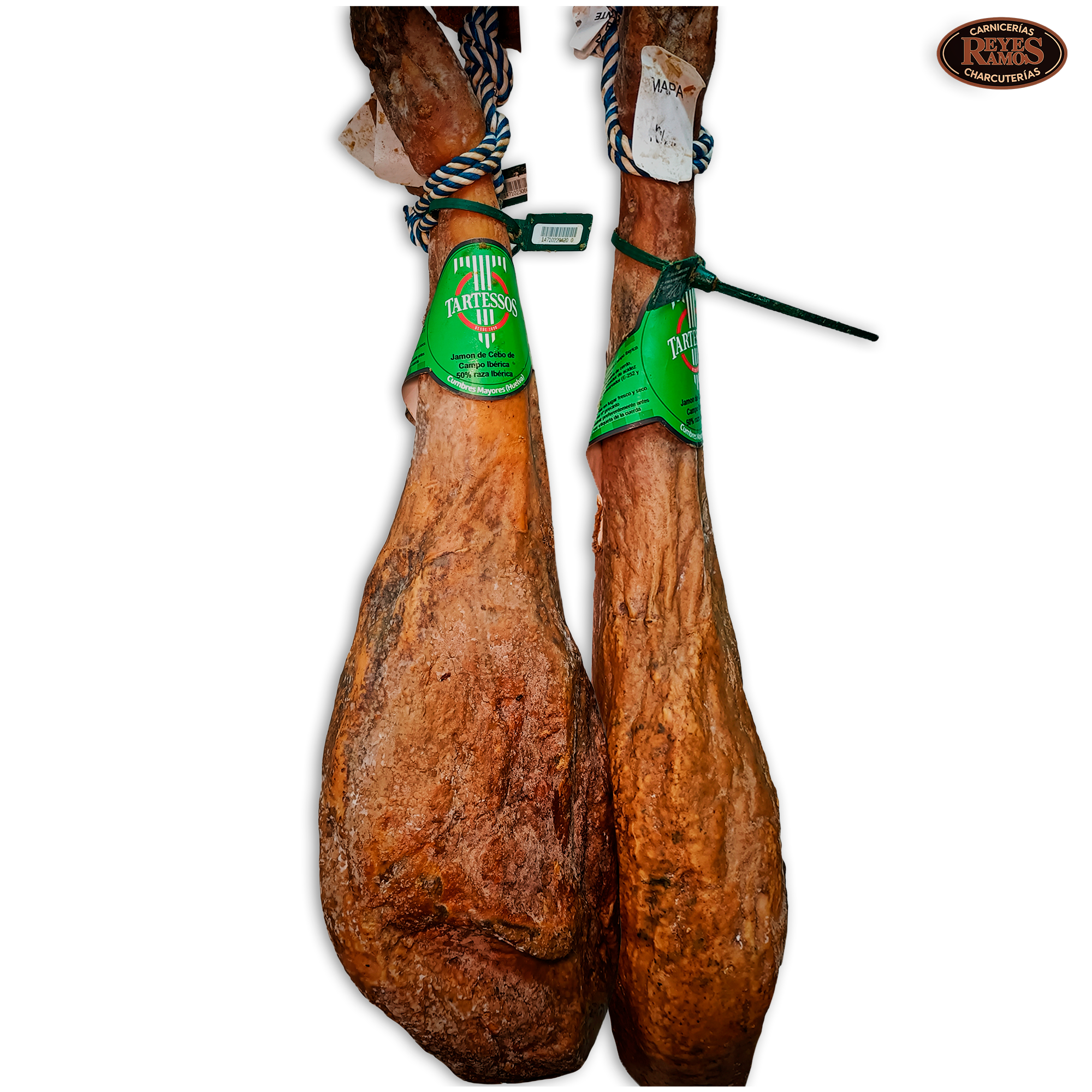 Jamón Etiqueta verde de Tartessos. Cumbres Mayores - Huelva